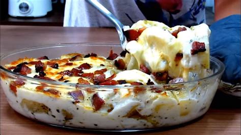 Batata Gratinada Com Bacon Youtube