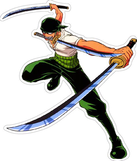 One Piece Roronoa Zoro Vinyl Sticker Printed Vinyl Decal Ag Design