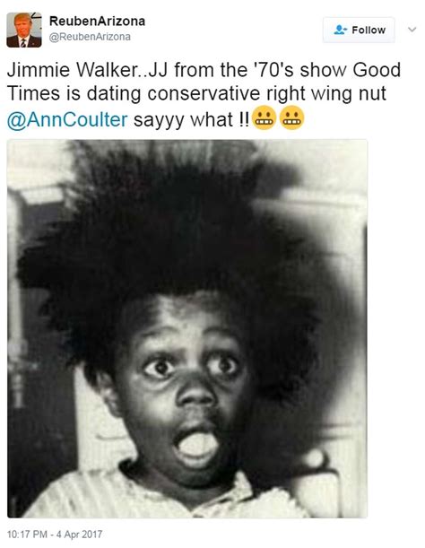 Report: Ann Coulter is dating Jimmie Walker from 'Good Times'