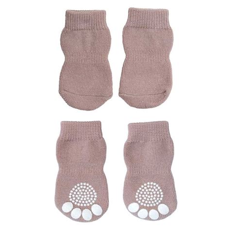 Lexi And Me Dog Grippy Socks 4 Pack Grey Au