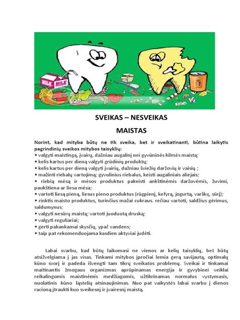 Sveikas Nesveikas Maistas Pdf