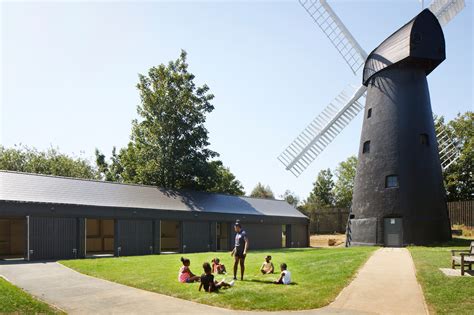 A Douglas fir Frame at Brixton Windmill - Celebrating Post Industrial UK