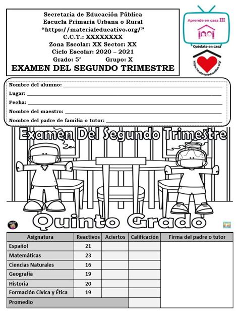 Examen Trimestral Quinto Grado Con Respuestas Bloque Kampions Hot Sex