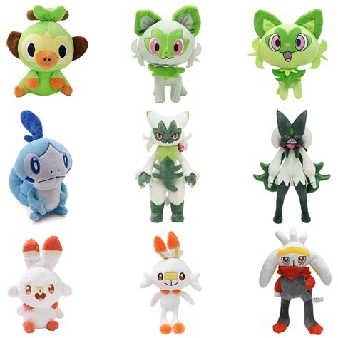 Mu Eco De Peluche De Pok Mon Scorbunny Grookey Sobble Mu Eco De Peluche