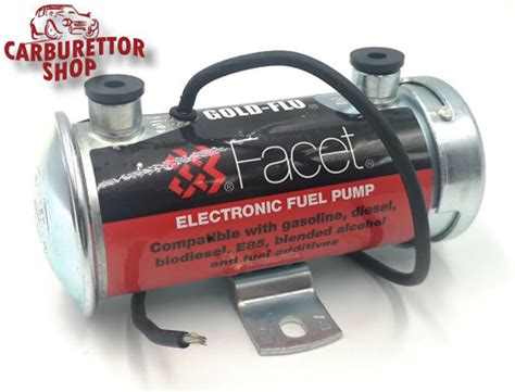 476087 Facet Gold Flo Silver Top Road Fuel Pump Only