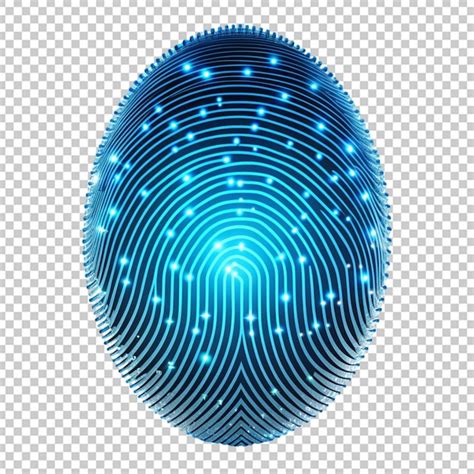 Premium PSD Biometric Fingerprint Scan Identification System