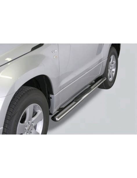 Marche pieds sport ovalisés finition Inox Suzuki Grand Vitara 2005 2012