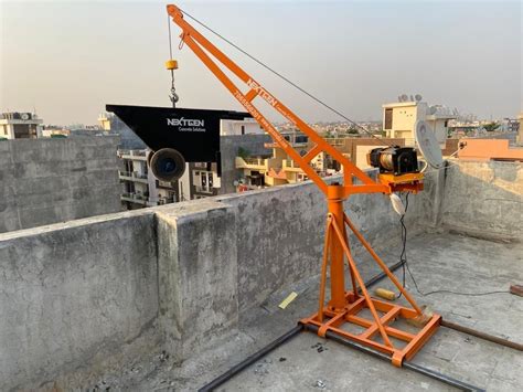 NextGen 8 10 M Single Phase Monkey Hoist Machines For Construction