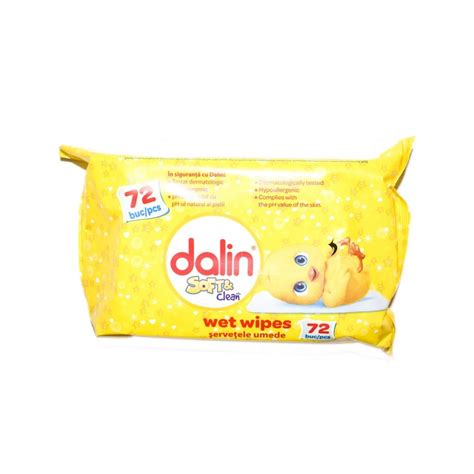 Servetele Umede Pentru Copii Dalin Soft Clean 72buc EMAG Ro