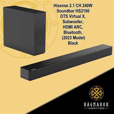 Hisense 2 1 CH 240W Soundbar HS2100 Ragnarok Competitions