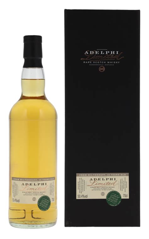 Miltonduff Refill Bourbon Hhd Adelphi Cask Strength Years