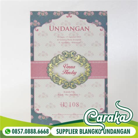 Jual BLANGKO UNDANGAN HC 108 Kota Semarang Caraka Undangan Tokopedia