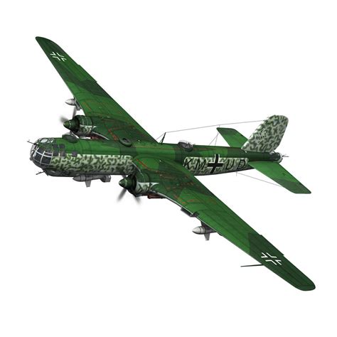 Heinkel He A Greif Kg Modelo D Obj Lwo Fbx