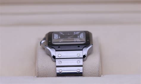 Cartier Santos De Cartier Large Grey Dial Adlc Wssa Box