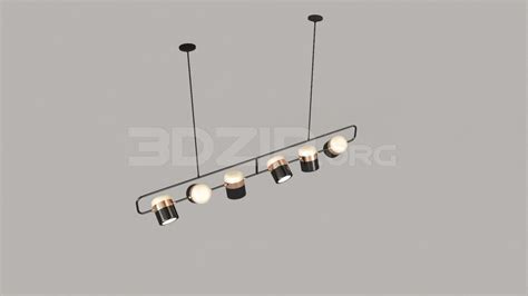 5612 Free 3d Ceiling Light Model Download