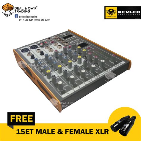 Kevler SMX 6BT 6 Channel Compact Passive Mixer USB Bluetooth Ready