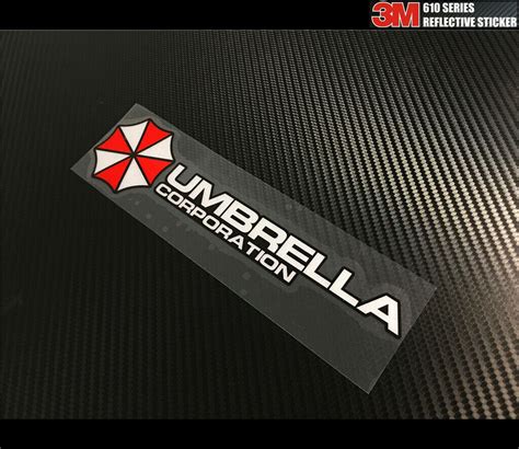 Reflective Umbrella Corporation Biohazard Resident Evil Car Sticker Ebay