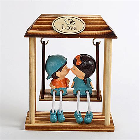 Buy Send Kissing Love Couple Showpiece Online Fnp