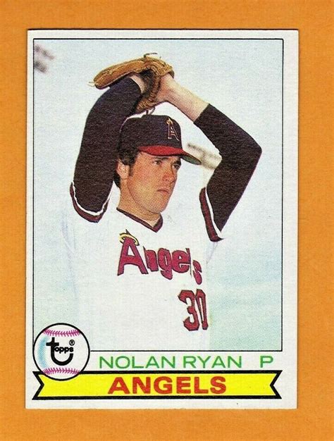 1979 Topps 115 Nolan Ryan HOF Angels NM 457 EBay