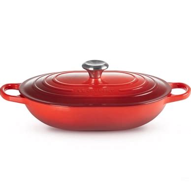 Braadpan Le Creuset Oblong Kersenrood Cm Kookexpert