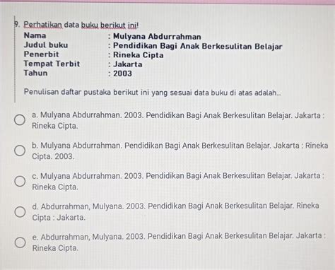 Penulisan Judul Buku Yang Benar 2021