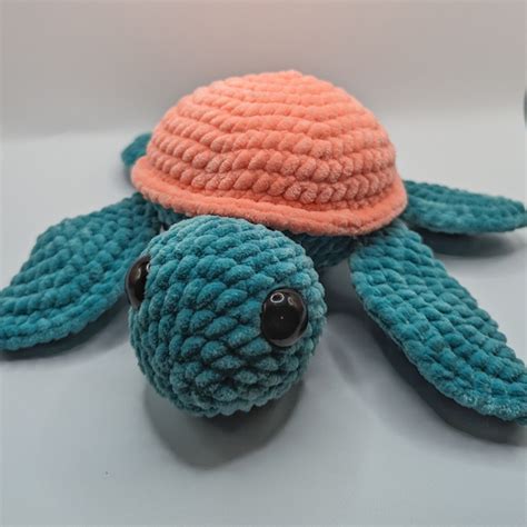 FREE Large No Sew Sea Turtle Crochet Pattern Ribblr