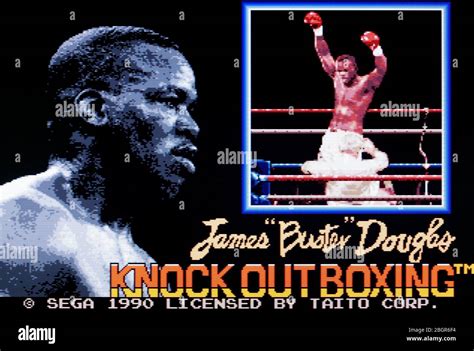 James Buster Douglas Knock Out Boxing Sega Genesis Mega Drive