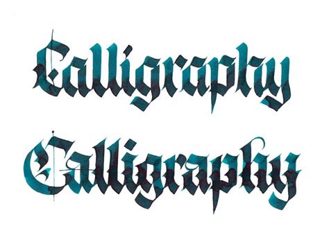 History Of Calligraphy A Complete Timeline Overview Lettering Daily