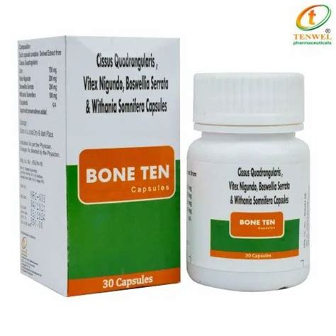 Cissus Quadrangularis Vitex Bone Ten Capsule At Rs Box In