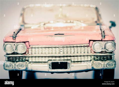 pink vintage toy car Stock Photo - Alamy