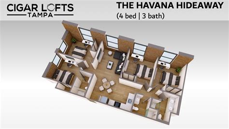 Cigar Lofts Tampa The Havana Hideaway Bed Bath Youtube