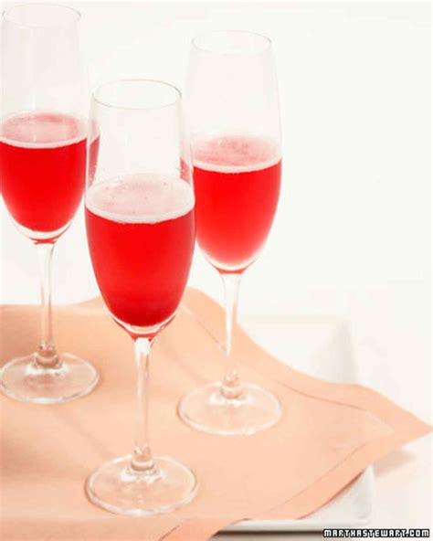 Holiday Champagne Cocktails | Martha Stewart