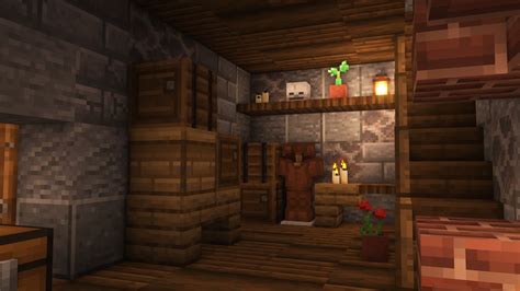 Minecraft Medieval House Interior