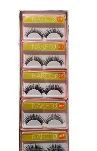 Black Naked 3 Eyelash For Personal Packaging Size 2 5 X 10 2 X 14 7