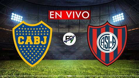 Boca Vs San Lorenzo En Vivo Liga Profesional Youtube