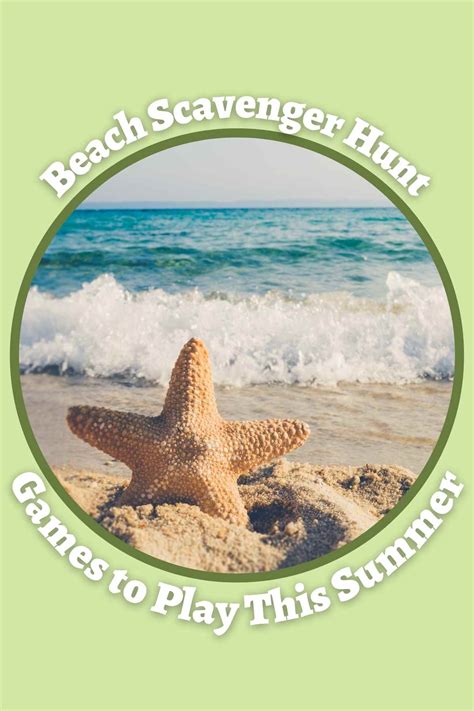 27 Beach Scavenger Hunt Games to Play This Summer - Fun Party Pop