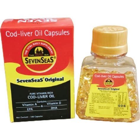 Yellow Seven Seas Original Cod Liver Oil Capsule Prescription