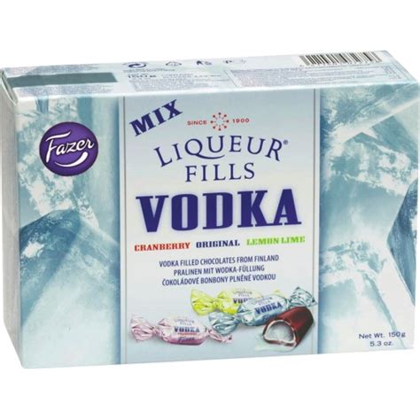 Конфеты Fazer Liqueur Fills шоколад с водкой 150 гр. — купить в ...