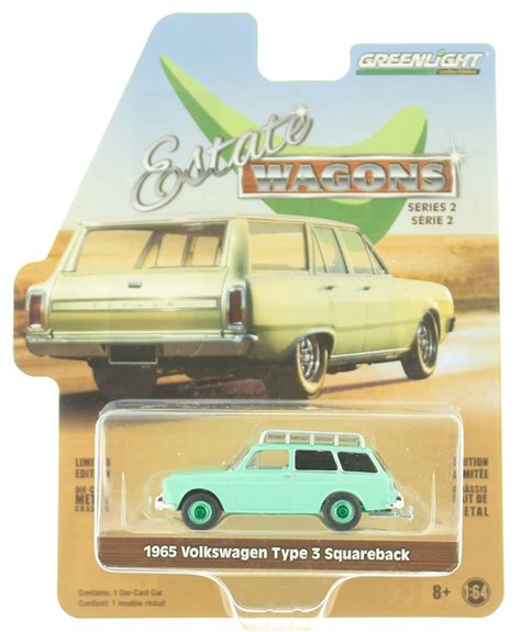 Contemporary Manufacture Greenlight Estate Wagons Series Green