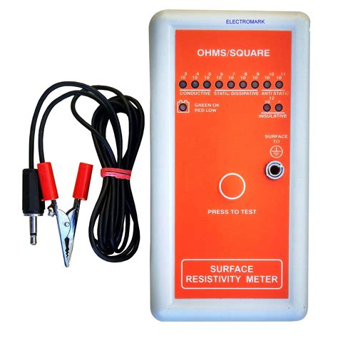 Electromark Led Surface Resistivity Meter V Srm For Industrial Rs