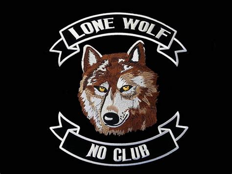 Wolf Patch Lone Wolf Biker Hd Wallpaper Pxfuel