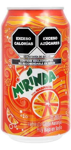 10 Pack Refresco Naranja Mirinda 355 Ml Meses Sin Intereses