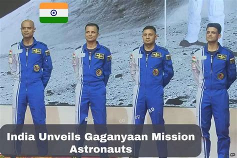 India Unveils Gaganyaan Mission Astronauts - Nation Aims for the Stars ...