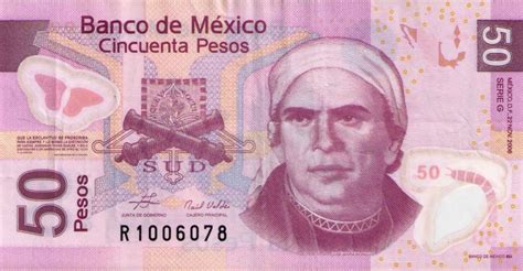 Mexico P123g 50 Pesos From 2006