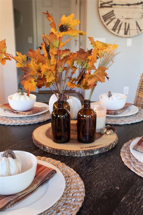 Fall Table Centerpieces Dining Room