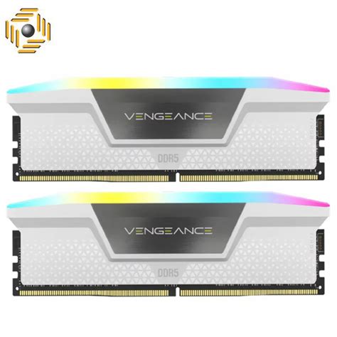 رم کورسیر VENGEANCE RGB White 32GB 16GBx2 5600MHz CL36 DDR5 فروشگاه