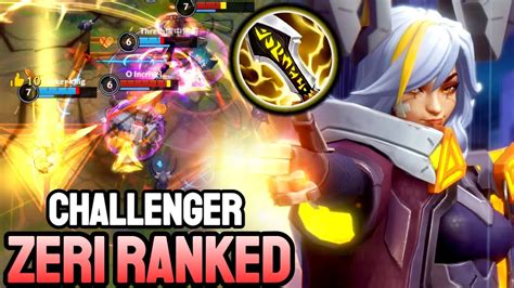 WILD RIFT ZERI PROJECT ZERI GAMEPLAY CHALLENGER RANKED YouTube