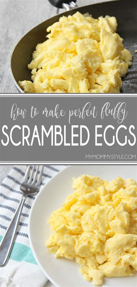 How To Make Perfect Fluffy Scrambled Eggs Receta Platos Faciles De