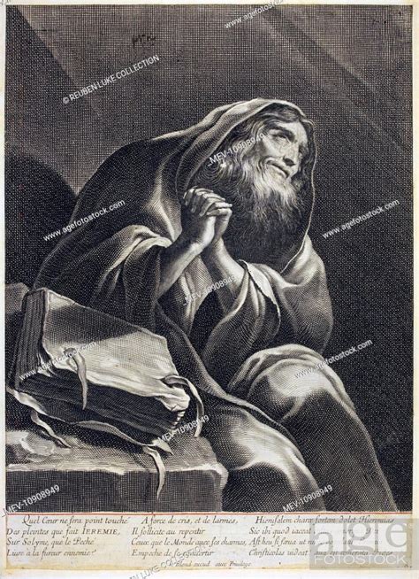 Jeremiah - one of the major prophets of the Hebrew Bible, Stock Photo ...