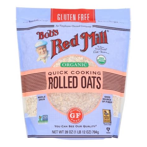 Bob S Red Mill Organic Quick Cooking Rolled Oats Gluten Free Case